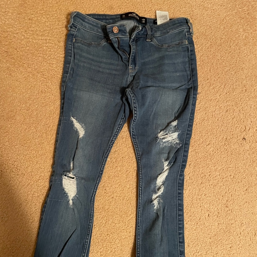 Hollister ripped jeggings